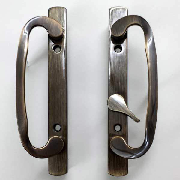 2265 Sash Controls Handle 13245AB Antique Brass Patio Door Repair Parts