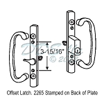 2265 Sash Controls Handle 13-291ADK Almond 2