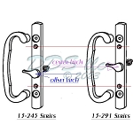 2265 Sash Controls Handle 13-291K Keylock 2