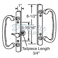 2265 Sash Controls Handle 13-245B Black 3