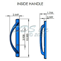 WinDoor Handle Set Set 13-588w 2