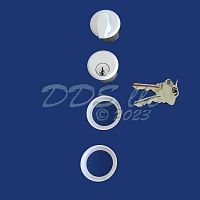Thumbturn Mortise Cylinder Assembly 19-1512W Thumbturn Mortise Cylinder Assembly 19-1512W