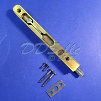 Flip Lock Flush Bolt Antique Brass 19-487AB