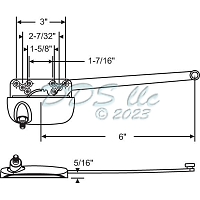 Sill Mounted Casement Operators 36-211-1E