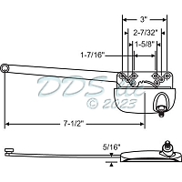 Sill Mounted Casement Operators 36-216-1E