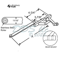 Rear Mount Casement Operator 36-227-3