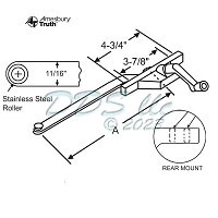 Rear Mount Casement Operator 36-225-13