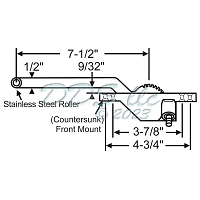 Face Mount Casement Operator 36-324-8