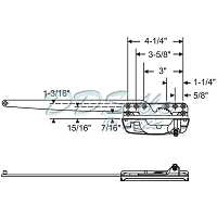 Sill Mounted Casement Operator 36-402EN