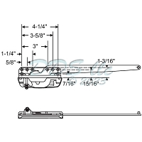 Sill Mounted Casement Operator 36-403EN
