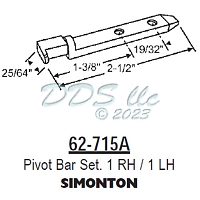 Pivot Bar Set 62-715A