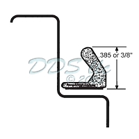 Foam Door Seal Adhesive Backed 63-236Bz Foam Door Seal Adhesive Backed 63-236Bz
