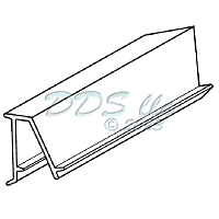 Vinyl Glazing Bead 65-253W