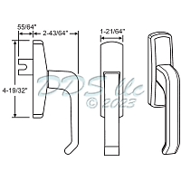 GU Tilt-Turn Handle 854-14661