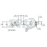 Tandem Patio Door Roller 9-538
