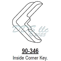 Inside corner Key 90-346P