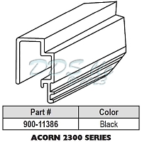 Snap In Vinyl Glazing Bead 900-11386 Snap In Vinyl Glazing Bead 900-11386