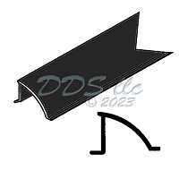 Vinyl Glazing Bead 900-16422BK