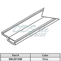 Snap In Vinyl Glazing Bead 900-20135W