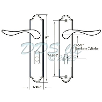 Venice Active Handle Set 854-16131 3