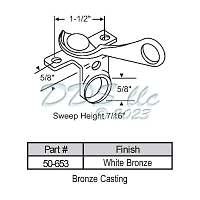 Sweep and Sash locks 50-653