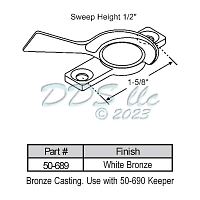 Sweep and Sash locks 50-689