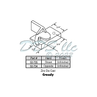 Sweep and Sash locks 50-705