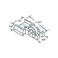 Sliding Window Rollers 900-8512A