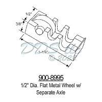 Sliding Window Rollers 900-8995