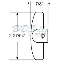 T Handle Gold 37-125-2