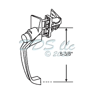 Push Button Latch 17-82W 2
