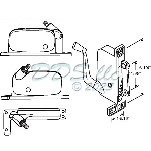 Pan American Awning Operator LH 41-201P D 2