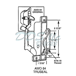 Truseal Awning Operator LH 41-287P D 3