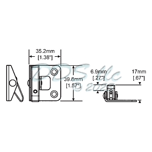 Standard Retrofit Angel Vent Lock 50-1365FBORBZ 3