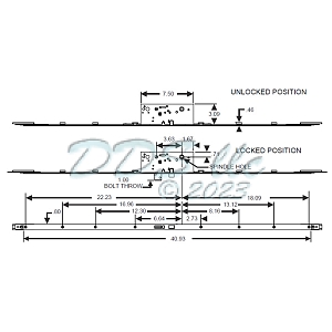XP-25 Multipoint Lock 56-185 3