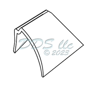 Snap In Vinyl Glazing Bead 65-318W-8 2