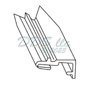 Vinyl Glazing Bead 65-49 2