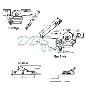 Sill Mounted Casement Operator 750-1361484 3