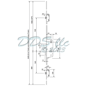 GU Eagle Multipoint Door Lock  854-10550 3