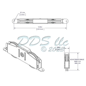 Sliding Patio Door Tandem Roller 9-534 2
