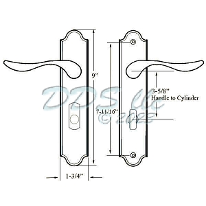 Venice Active Handle Set 854-16070 3