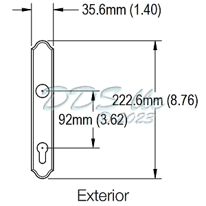 Hoppe M374N Backplate Series 2