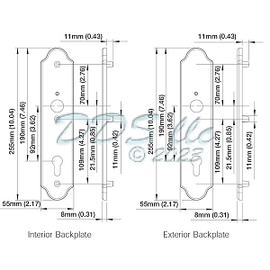 Hoppe Munchen Active Handle Set 2422039 2