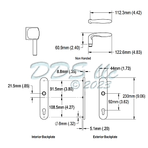 Hoppe Verona Active Handle 3953835 2