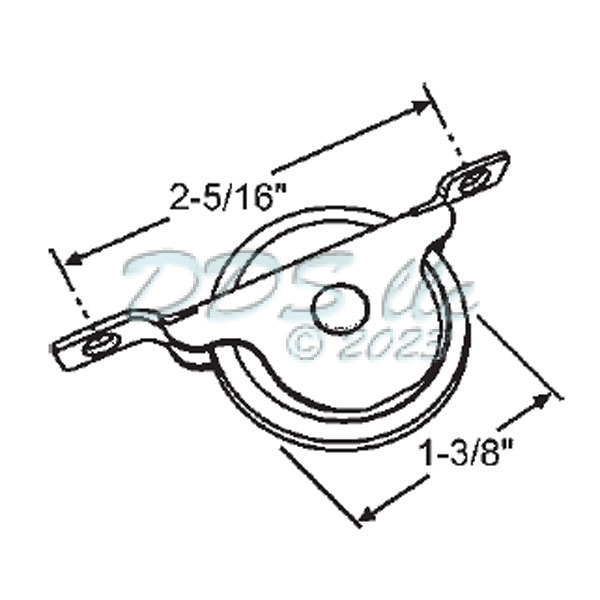 Garage Door Screen Roller 10-466 2