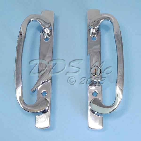 2265 Sash Controls Handle 13-245CHK Chrome w/ Keys 1