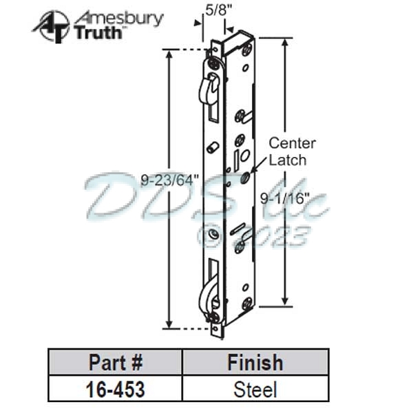 Mortise 2 Point Lock 16-453 1