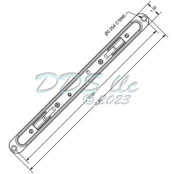 Mortise 2 Point Lock 16-612ss 1