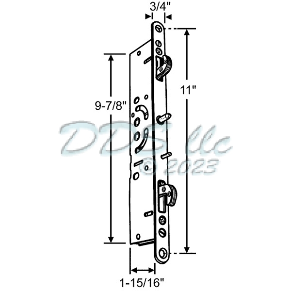 Mortise 2 Point Lock 16-800 1