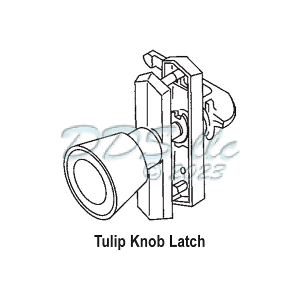 Knob-Push Pull Latch 17-50 1